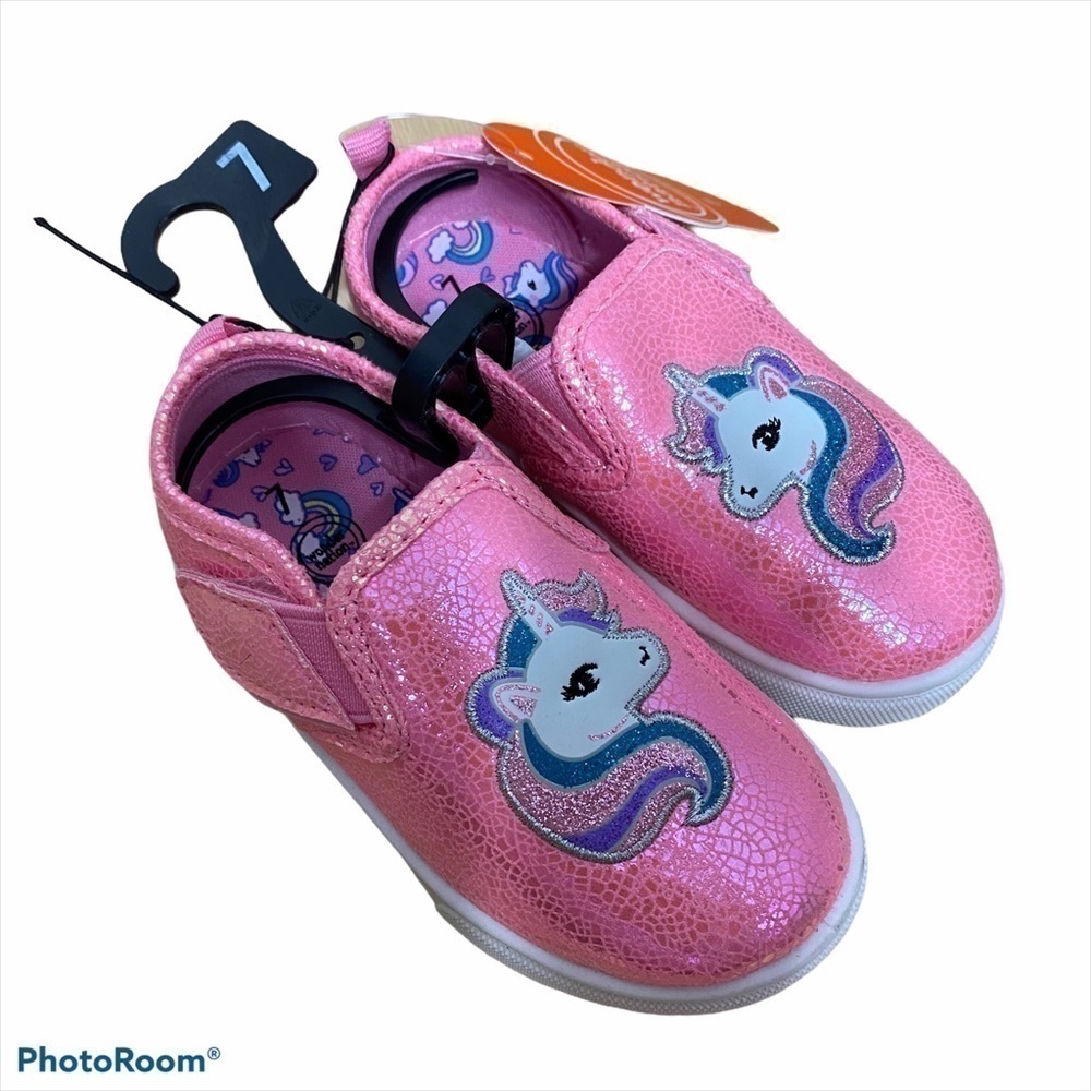 Wonder Nation Unicorn Casual Shoes NWT Sz 7 Kids